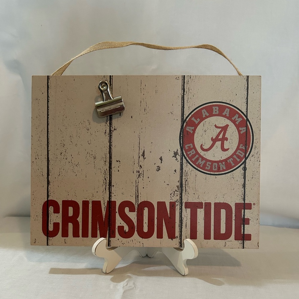 Home Decor - Alabama Crimson Tide Wall Plaque with Hanger